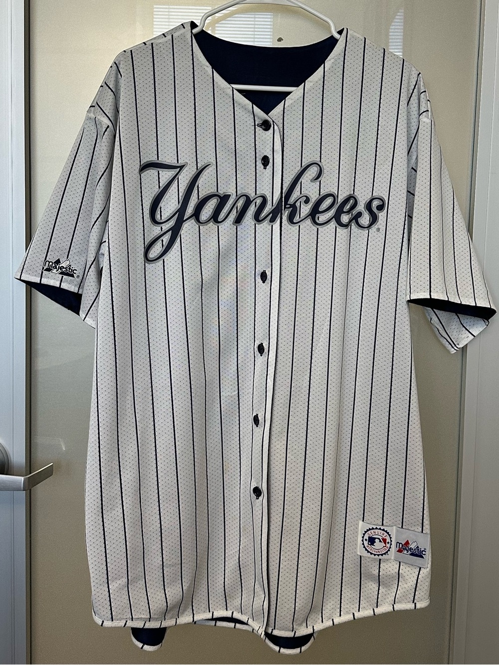 Vintage Reversible Majestic NY Yankees Jersey size 2XL